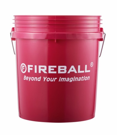 FIREBALL VASKEBØTTE Rød